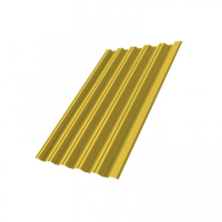 Профнастил HC35R 0,45 PE RAL 1018 цинково-желтый Профнастил HC35R 0,45 PE RAL 1018 цинково-желтый