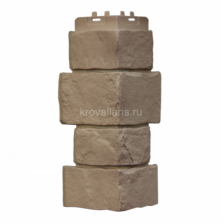 Угол Grand Line Крупный камень Design Plus какао (0,390*0,170) 12шт/уп