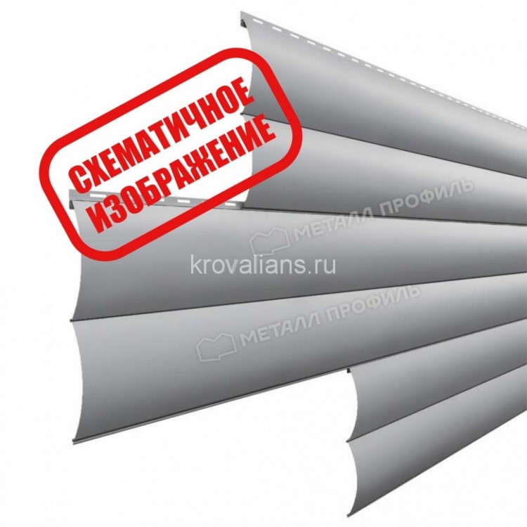 Сайдинг МеталлПрофиль Woodstock-Т-28х330 (ECOSTEEL-01-Кирпич-0.5) /1 шт/
