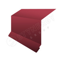 Планка примыкания в штробу 15х33х20х2000 Stynergy (Стинержи) (CORUNDUM50-RAL3005-0.5) /1 шт/