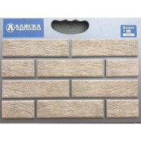 Термопанель АЛЯСКА Loft brick salt (1,140х0,596х60мм) 0,65м2 60шт/палл