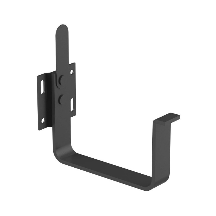 GALECO STAL2 125/80 Кронштейн короткий Черный RAL 9005 ( RR33) 20шт/уп