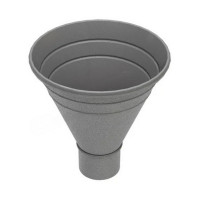Воронка водосборная МЕТАЛЛ ПРОФИЛЬ Foramina Freeze 125/100 Grey