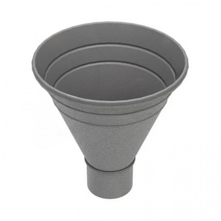 Воронка водосборная МЕТАЛЛ ПРОФИЛЬ Foramina Freeze 125/100 Grey