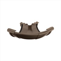Galeco PVC 152 130/100 Угол внешний регулированный 90-135гр. Темно-коричневый RAL 8019 (10шт/уп)