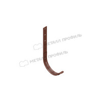 Держатель желоба МЕТАЛЛ ПРОФИЛЬ GS lite D125х280 Ral 8017