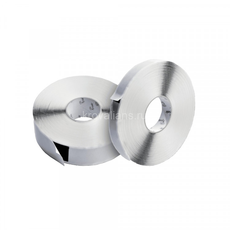 Tyvek лента клейкая двухсторонняя на бутиловой основе Butyl Tape, 20х30