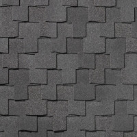 QUIET TILE Гибкая черепица Bohho Антрацитово серый 2,75м2