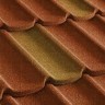 Композитная черепица Metrotile (Метротайл) MetroMistral (Терракотово-Желтый) /лист/