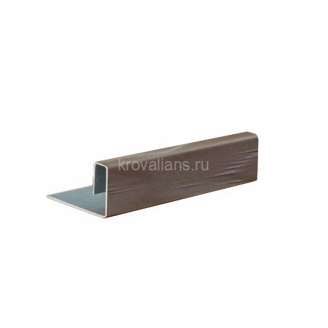Конечный профиль 45/26/17 L=3м Алю Cedral (Кедрал) С21 /1 шт/