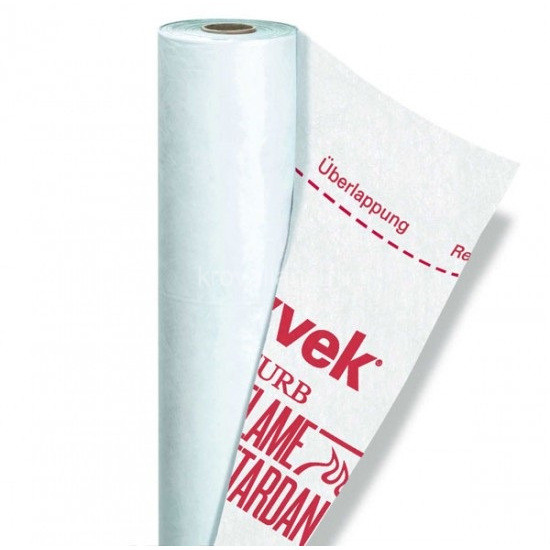 Tyvek FireCurb Housewrap супердиффузионная мембрана 1500х50000 68 г/м2 63 рул/пал