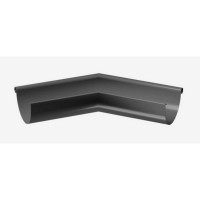 Docke STAL PREMIUM MATT 125/90 мм Угол внешний  135 гр Графит RAL7024 4шт/упак