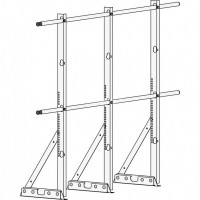 Ограждение ROOFsystems ECONOM d-25 (круг) H-1200/3,0м фальц ТУ RAL6005