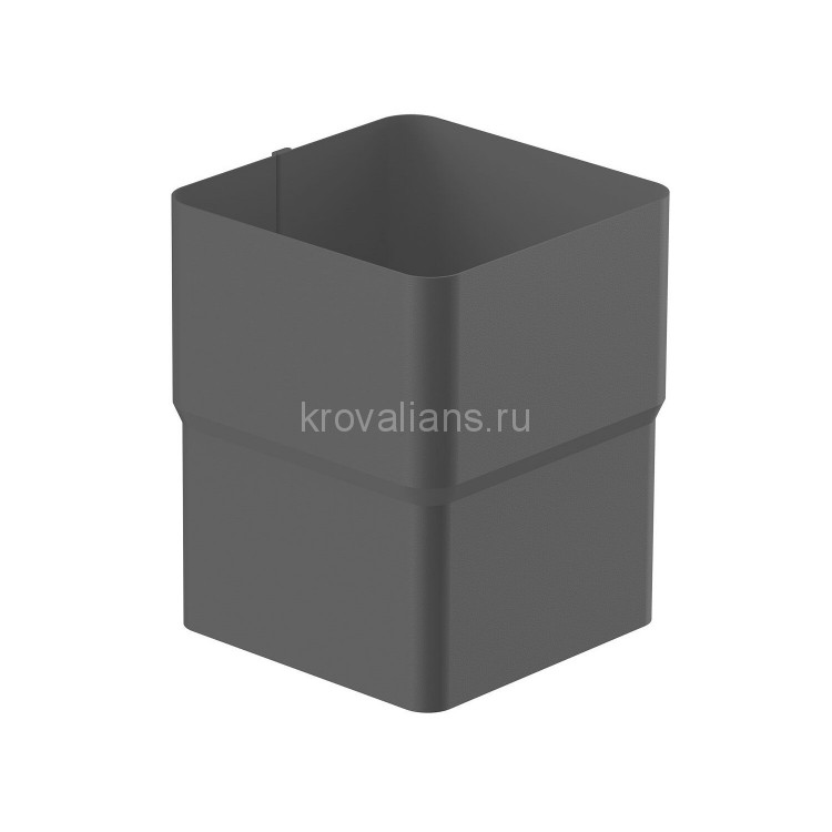 GALECO STAL2 125/80 Муфта Графит RAL 7015 ( RR23) 12шт/уп