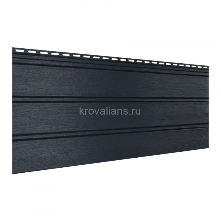 Софит UPLAST (Ю-пласт) сплошной (Графитовый) (под заказ) /1 шт/