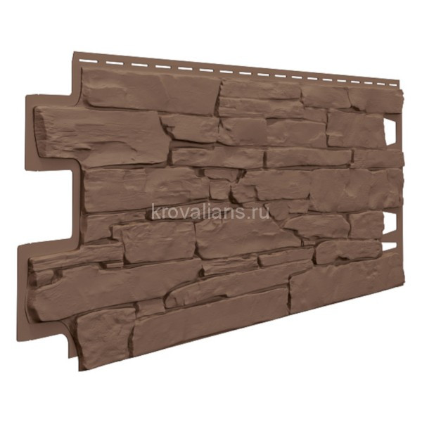Панель отделочная VOX (Вокс) Vilo Stone DARK BROWN S=42м /1 шт/