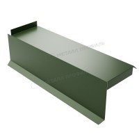 МеталлПрофиль Планка сегментная торцевая левая 400 мм (PURETAN-20-RR11-0.5) /1 шт/