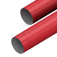 Труба водосточная МЕТАЛЛ ПРОФИЛЬ ПРОЕКТ D150х3000 Ral 3011