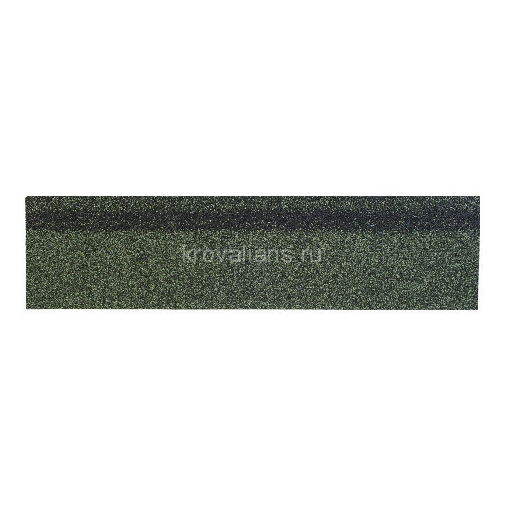 Конек/Карниз Шинглас (Shinglas) 7.2х0,3/12х0,25 (Микс зеленый Финская) /1 уп/
