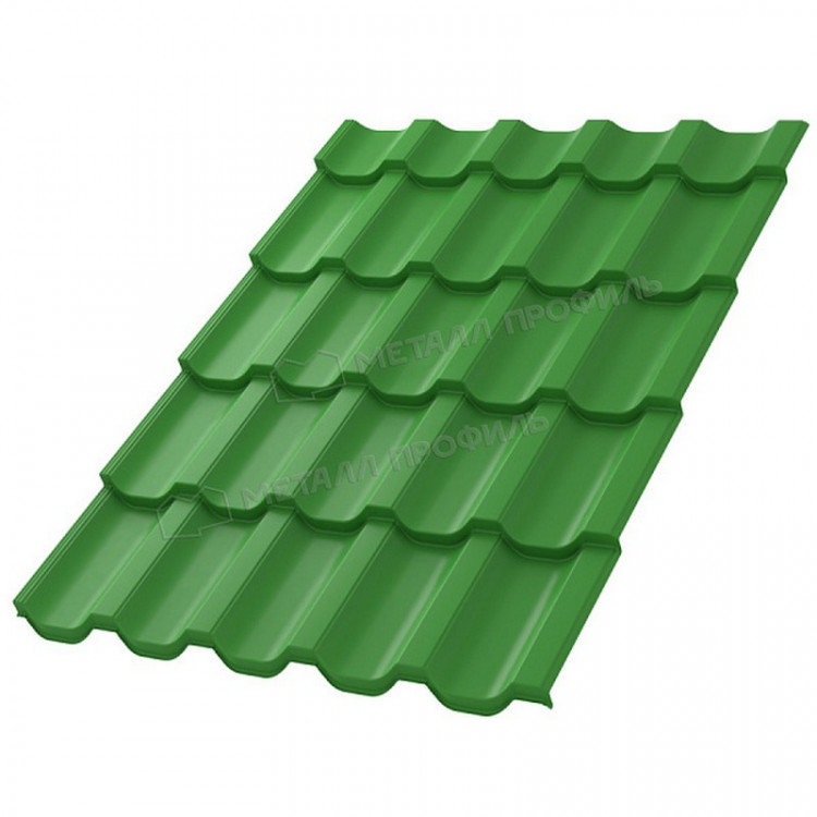 Металлочерепица МП Трамонтана-XL NormanMP (ПЭ-01-6018-0.5) Металлочерепица МП Трамонтана-XL NormanMP (ПЭ-01-6018-0.5)