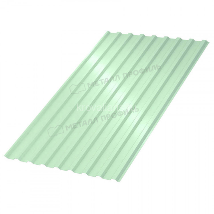 Профилированный лист Металл Профиль МП-20х1100-R (ПЭ-01-6019-0,45) /1 кв.м./ Профилированный лист Металл Профиль МП-20х1100-R (ПЭ-01-6019-0,45) /1 кв.м./