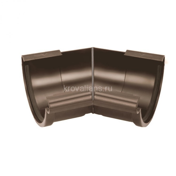 Galeco PVC 152 130/100 Угол внутренний 135гр. Темно-коричневый RAL 8019 (15шт/уп)