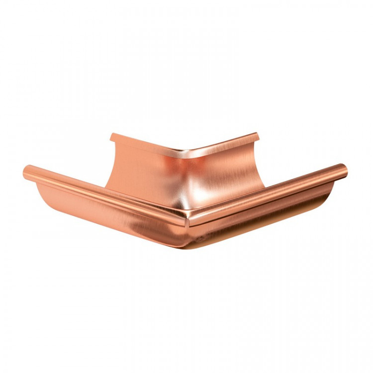 AS CU 150/100 Угол желоба 90 внешний Медь AS CU 150/100 Угол желоба 90 внешний Медь