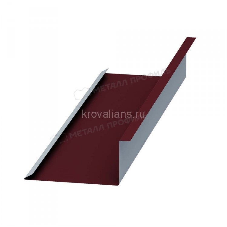 МеталлПрофиль Планка примыкания нижняя 250х122х2000 (VikingMP E-20-3005-0.5) /1 шт/