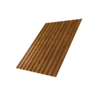 Профнастил С8А 0,45 Print Twincolor Golden Wood