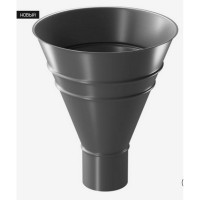Docke STAL PREMIUM MATT 125/90 мм Воронка водосборная Графит RAL7024 18шт/упак