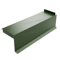 МеталлПрофиль Планка сегментная торцевая правая 400 мм (PURETAN-20-RR11-0.5) /1 шт/
