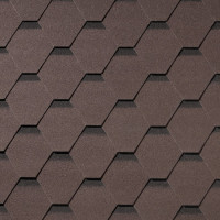 QUIET TILE Гибкая черепица Shadow Темное дерево 3м2