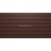 Сайдинг Aquasystem (Аквасистем) Скандинавская доска узкая ПЭ (Zn275) RAL 8017 /1 шт/