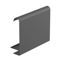 GALECO STAL2 125/80 Планка лицевая 2м Графит RAL 7015 ( RR23) 4шт/уп