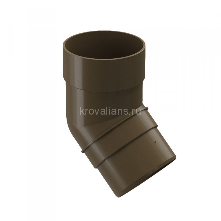 Docke PREMIUM 120/85 мм Колено 45 гр Каштан