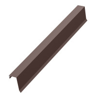 Планка торцевая AQUACLICK 28х65х117х10х2000 PU Matt Rooftop Кашемир 0,5 мм Zn275 RAL8017