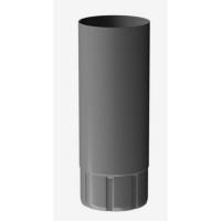 Docke STAL PREMIUM MATT 125/90 мм Труба водосточная 3 м Графит RAL7024 82шт/упак