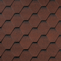 QUIET TILE Гибкая черепица Shadow Карминно-красный 3м2