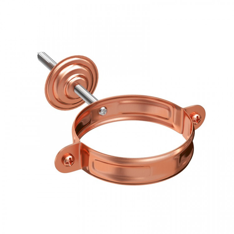 AS CU 150/100 Хомут трубы с комплектом крепления Медь