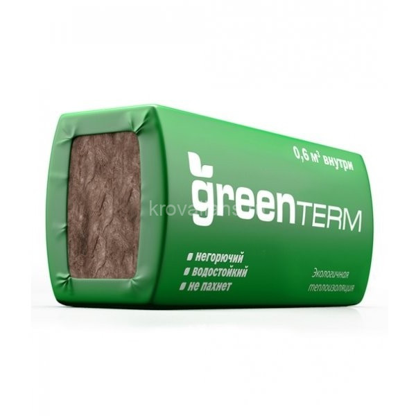 Утеплитель GreenTERM (ГринТерм) 50х610х1230 16 шт 0.6 м3