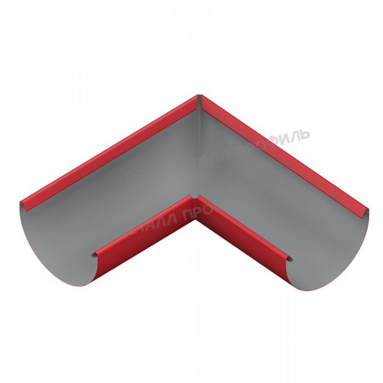 Угол желоба МЕТАЛЛ ПРОФИЛЬ ПРОЕКТ D185 Ral 3011