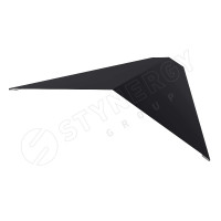Конек Плоский 145х145х2000 Stynergy (Стинержи) (CORUNDUM50-9005-0.5) /1 шт/