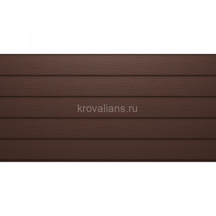 Сайдинг Aquasystem (Аквасистем) Скандинавская доска широкая ПЭ (Zn275) RAL 8017 /1 шт/