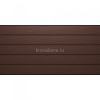 Сайдинг Aquasystem (Аквасистем) Скандинавская доска широкая ПЭ (Zn275) RAL 8017 /1 шт/
