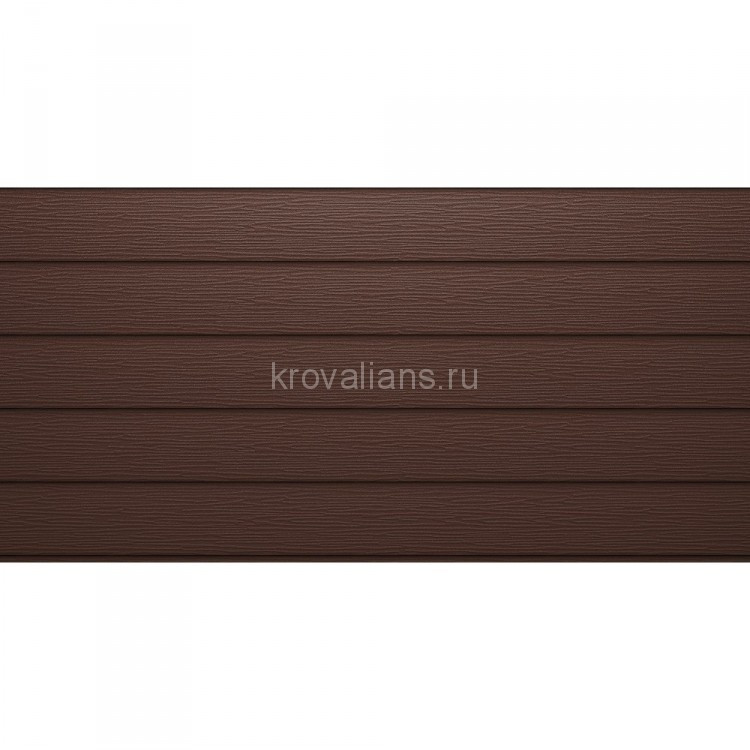 Сайдинг Aquasystem (Аквасистем) Скандинавская доска широкая ПЭ (Zn275) RAL 8017 /1 шт/