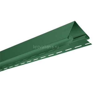 Альта-Профиль Планка "угол наружный" 3,00 м. зеленый Т-12