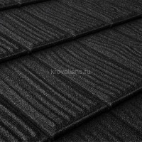 Композитная черепица Metrotile (Метротайл) Ishake (Coal black) /лист/