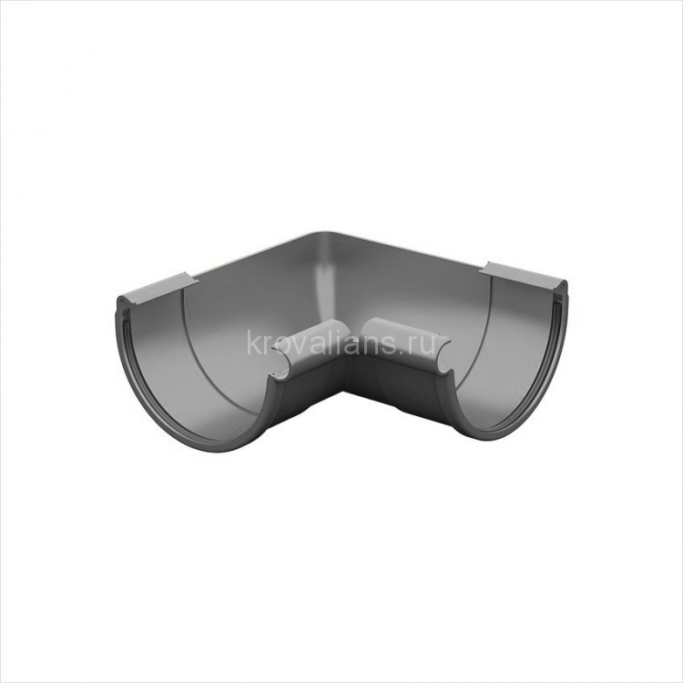 Galeco PVC 152 130/100 Угол внутренний 90гр. Графит RAL 7021 (15шт/уп)