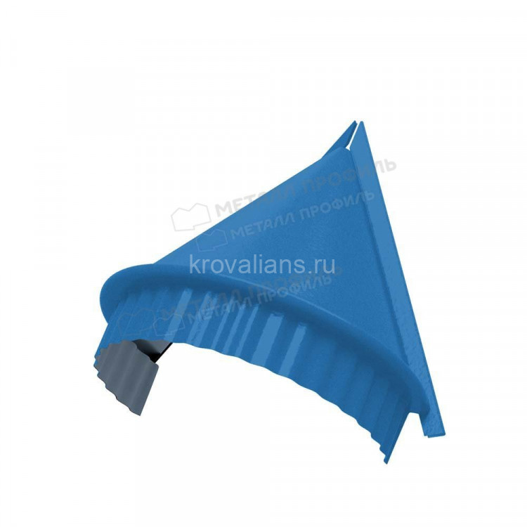 МеталлПрофиль Заглушка конька круглого конусная NormanMP (Полиэстер-01-5015-0.5) /1 шт/