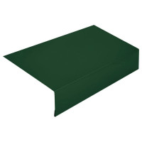 Карнизная планка 65х100 L=2м РЕ RAL 6005 (Фартук S14 new) /1 шт/